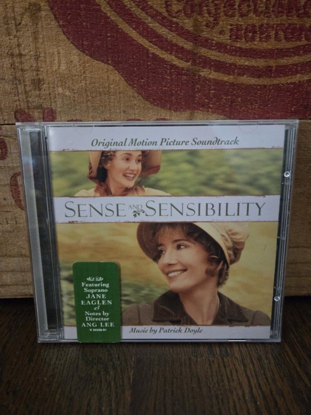 Sense and Sensibility: Original Motion Picture Soundtrack (1995 Film) VERY GOOD